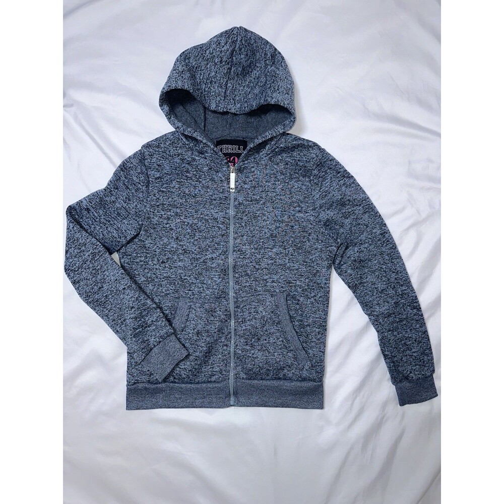 Thrill 94 Blue Zip-Up Hoodie with Girls Size M